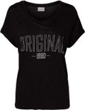 HP VERO MODA - VMPARI S/S T-SHIRT BOX D2-1 - Dames - T-shirts - XXS - Zwart - Viscose