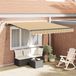 Maison Exclusive - Pare-soleil électrique avec éclairage LED et capteur, 3 x 2,5 mètre