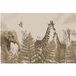Papier peint panoramique - Animaux de la jungle - 195 cm x 130 cm