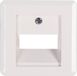 Kopp Milano - UAE-afdekplaat (wit) - 1-voudig frame - Glans