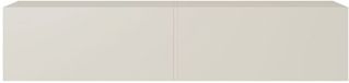 Selsey Bisira - Meuble TV 140 cm - Gris beige