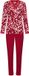 Pastunette Premium - Scarlet Bloom Pyjama - Viscose - Rood/Ecru - Maat 48