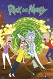 Grupo Erik Rick and Morty Poster Portal II 61x91,5cm