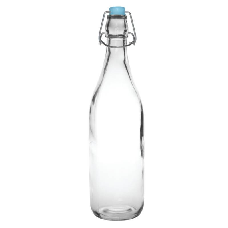 Olympia Glazen waterflessen met beugelsluiting 1180 ml 6 stuks