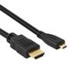 Allteq HDMI kabel - Micro HDMI type-D - 2 Meter - Zwart