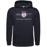 Gant Hoodie Archive Shield Navy - Maat XL