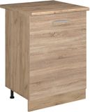 Vicco R-Line meuble bas de cuisine, Sonoma/Chêne doré 60 cm