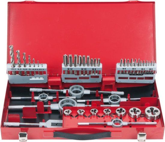 KS Tools HSS draadsnijgereedschap set - 44 stuks