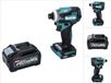 Makita TD 001 GM1 accu-slagschroevendraaier 40 V 220 Nm 1/4" XGT Brushless + 1x accu 4,0 Ah – zonder oplader