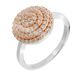 Orphelia Ring Zilver 925 Zirkonia Wit Rond 1.1 cm Maat 54