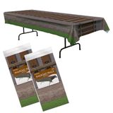 Beistle Spoorweg tafelkleed, 137 x 274 cm, 2 stuks