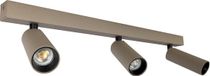 KS Verlichting Plafondlamp Vigo 3 Spot Aluminium Champagne