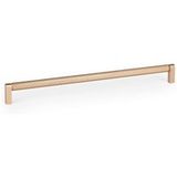 Viefe BROOKLYN BIG poignée de porte en aluminium, laiton foncé brossé - 448 mm - Les deux côtés (1 paire)