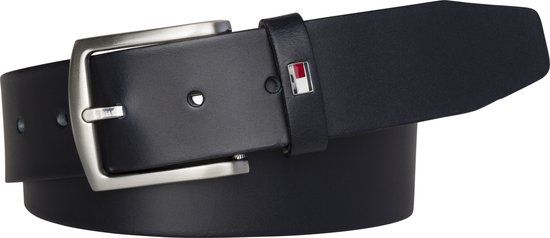 Tommy Hilfiger New Denton herenriem 4.0, Blauw (middernacht)