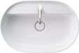 Duravit Luv Intro Opzetwastafel Met Kraangat 60x40x14 cm Ovaal Keramiek Glanzend Wit