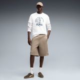 PUMA Sportbroek 'T7 Relaxed' beige / wit