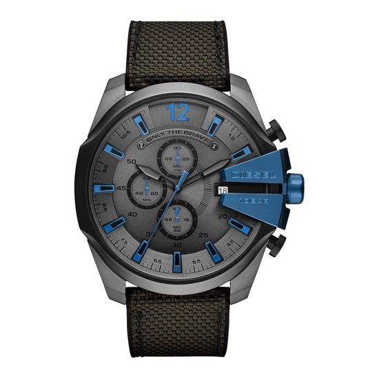 Diesel Mega Chief DZ4500 Herenhorloge - Groen - Ø 51 mm