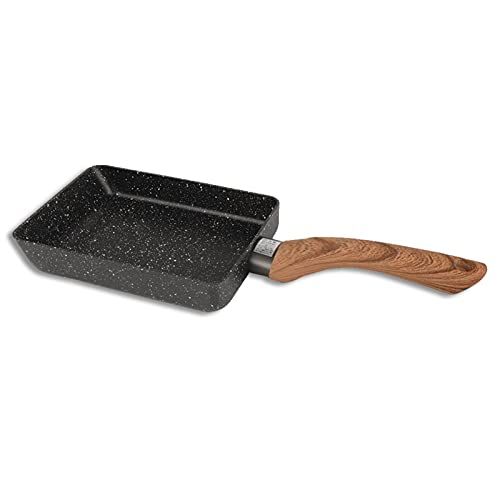 Garsent Tamagoyaki-pan, aluminium Japanse omelet pan, kleine pan non-stick pannenkoeken eierpan voor keuken (art. 1)