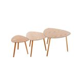 Wintem 3 salontafels van hout in verschillende maten 40 – 48 – 60 cm