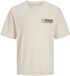 JACK&JONES JORBOUQUET TEE SS CREW NECK TG Hommes T-shirts M Coton Buttercream