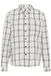 KAFFE Kaffe Damesshirt, geruit, knopen, lange mouwen, normale pasvorm, spreidkraag, damesshirt