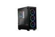 Enermax Starryfort SF30 ARGB Mid Tower Gaming PC-behuizing gemaakt van gehard glas, incl. 4X T.B. RGB A.D ARGB-12cm PWM ventilator 2x USB3.0 1x USB2.0, ECA-SF30-M0BB-ARGB