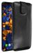 mumbi Echt leren hoesje compatibel met Huawei Mate 20 Pro hoes lederen tas case wallet, zwart
