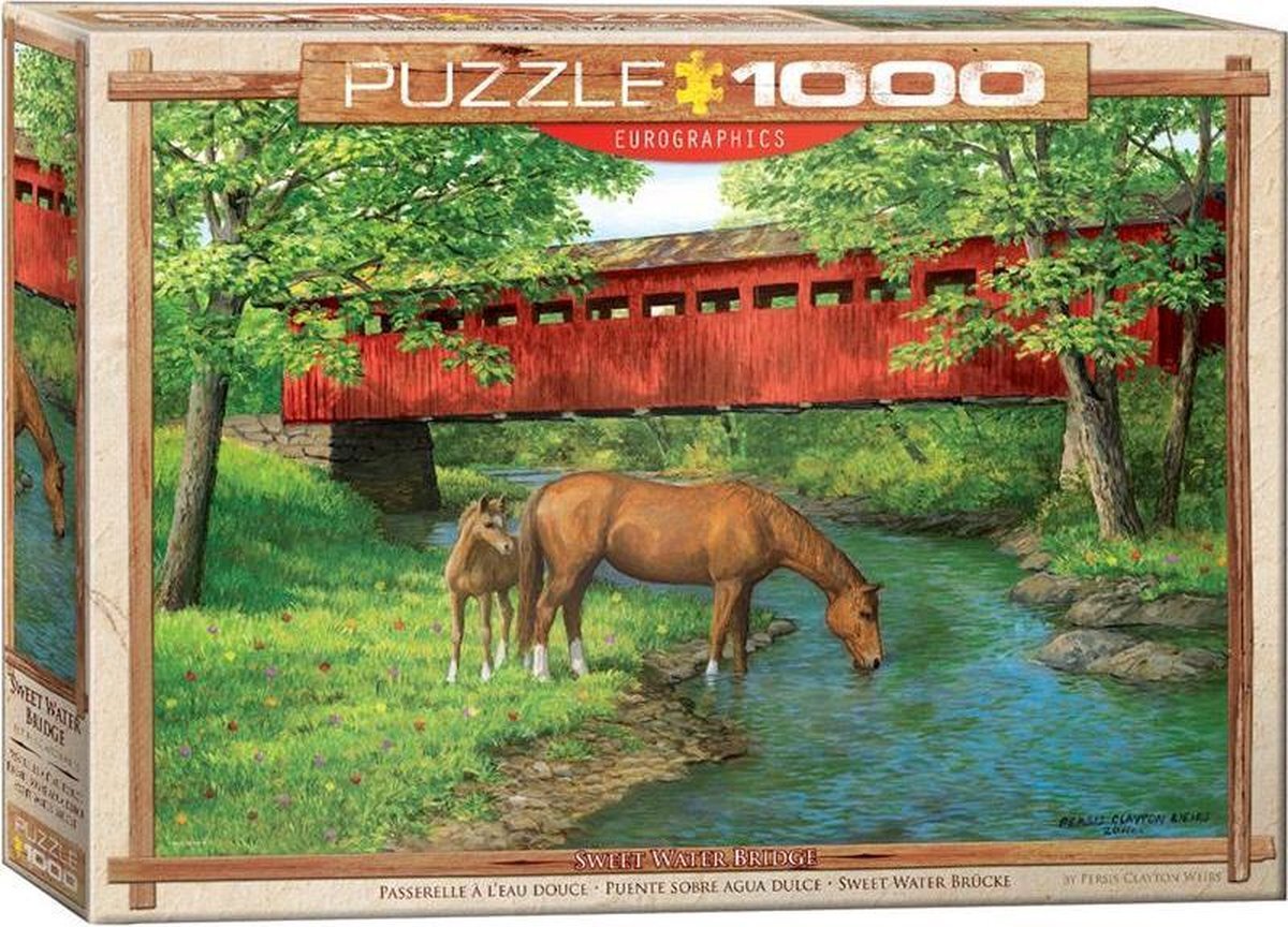 Eurographics Sweet Water Bridge Puzzel (1000 stukjes)