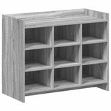 vidaXL Schoenenkast Grijs Sonoma 85 x 39,5 x 70 cm Bewerkt hout