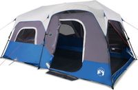 vidaXL Tent 9-persoons waterdicht met LED lichtgroen