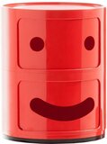 Kartell Componibili Smile Kast A - Rood - Plastic - 41x40x170 cm