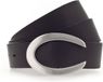 Vanzetti Leren Riem 33mm Leather Belt W100 Black Zwart