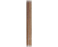KnitPro 31028 Ginger jeu d'aiguilles, bois, naturel/brun, 20 cm, 4,5 mm