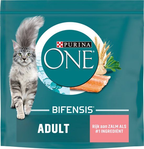 Purina ONE Adult Zalm - Volkoren Granen 800 gr