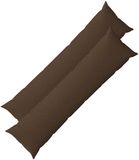 vidaXL Kussensloop - 2 stuks - Bruin - 40 x 145 cm - Katoensatijn