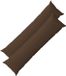 vidaXL Kussensloop - 2 stuks - Bruin - 40 x 145 cm - Katoensatijn