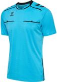 Hummel Scheidsrechtersshirt Korte Mouw Heren - Fluor Turquoise | Maat: L