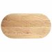 VidaXL Tafelblad 140x60x2 cm ovaal massief eikenhout