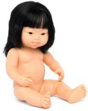 Miniland Aziatische Babypop Met Downsyndroom 38 Cm Zwart Kinderen