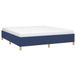 Boxspring bed stof blauw 160x200 cm