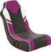X Rocker Chaise de jeu - Shadow - pliable - audio 2.0 - 2 haut-parleurs - rocker de sol – noir/violet