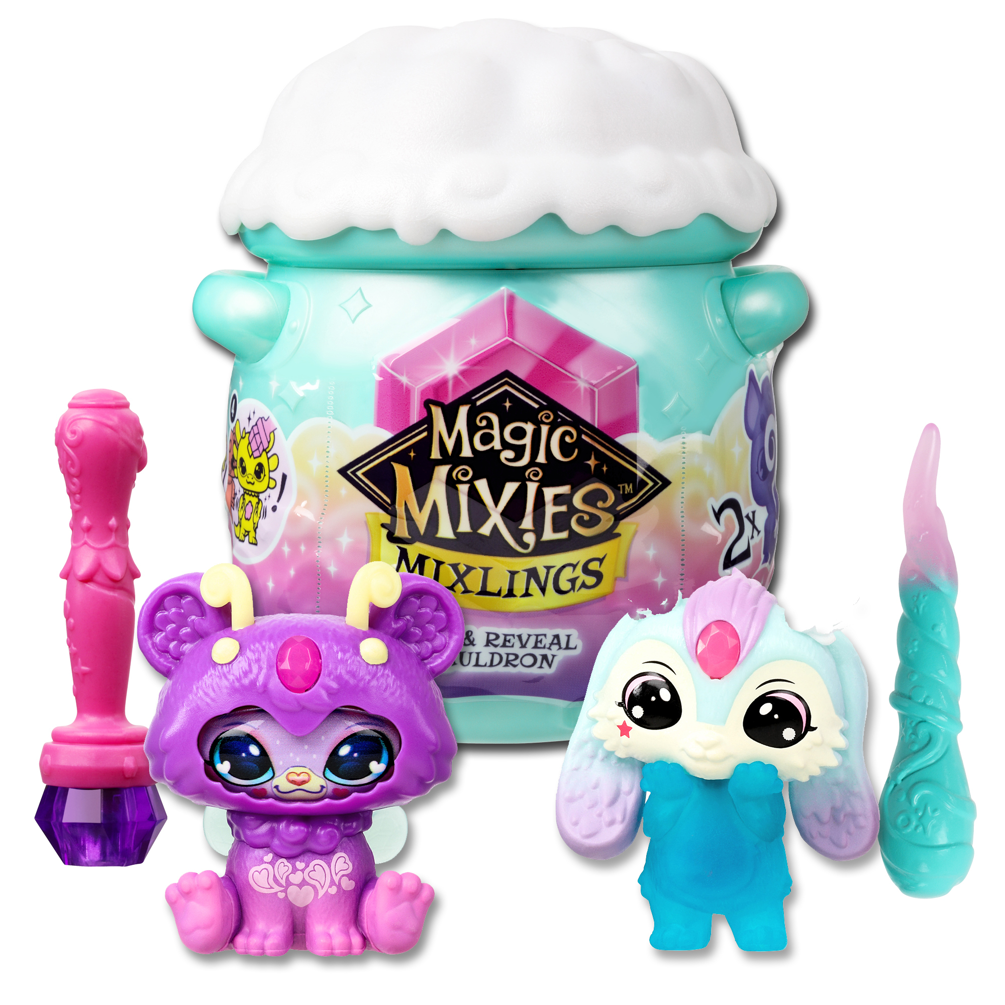 Moose Toys Magic Mixies Mixlings Tik & Ontdek Ketel (Duo pack)