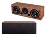 Acoustique Quality WEGA 51 - 120W 2-way Home Cinema Center Speaker / Noyer