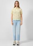 QS s.Oliver Jeans-Hose CATIE Bootcut Fit Vrouwen Lichtblauw Katoen/Elastaan