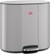 WESCO Multicollector 2 Prullenbak Afvalscheiding (2x25 Liter) | 50 Liter | Metaal - Cool grijs mat | Duo Pedaalemmer met Soft Close