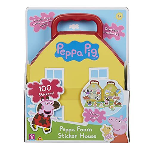 Peppa Pig 674 07455 Foam Fun Cutouts, rood