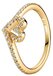Pandora Timeless Dames Ring Goudkleurig Metaal 17.25 mm / maat 54