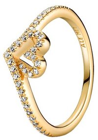 Pandora Timeless Dames Ring Goudkleurig Metaal 17.25 mm / maat 54