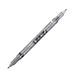 Tombow WS-TBS Fudenosuke Brush Pen met twee zachte punten, Twin schrijfkleuren zwart/grijs, 1 stuk (1 stuk)