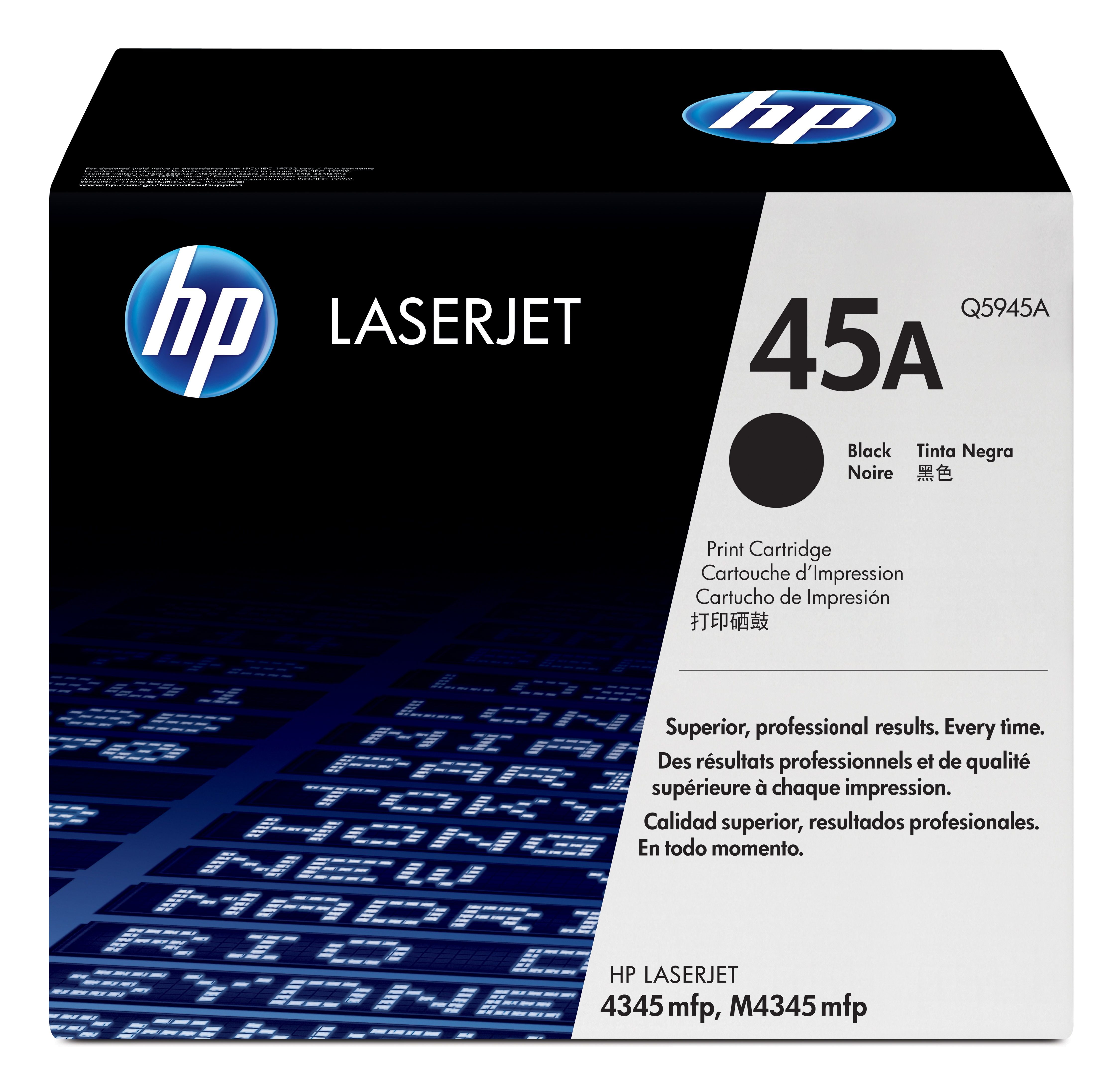 HP 45A Originele Zwarte LaserJet Tonercartridge